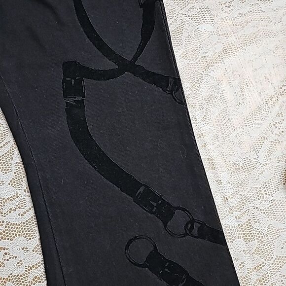 Ralph Lauren 5 Pockets Hid Rise Bootcut Jeans NWT Black - Picture 5 of 5